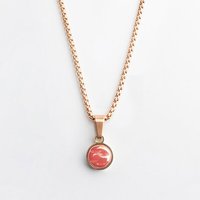 ALEXASCHA Kurze Kette mit Anhänger | Mix & Match | Roségold