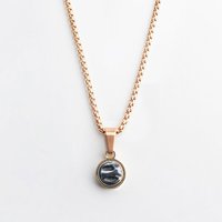 ALEXASCHA Kurze Kette mit Anhänger | Mix & Match | Roségold