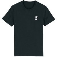 Spangeltangel T-Shirt Coffee, Addict, Kaffee Shirt für Männer, Brustprint