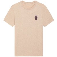 Spangeltangel T-Shirt Coffee, Addict, Kaffee Shirt für Männer, Brustprint