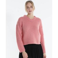 Alma & Lovis Pullover im Alpaka-Material-Mix | Suri V-Neck