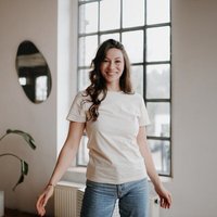 NORDLICHT Rundhals T-Shirt aus Bio-Baumwolle ALVA