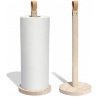 Küchenrollenhalter STRAIGHT Eschenholz (side by side)