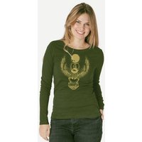 Peaces.bio - handbedruckte Biomode Damen Langarmshirt Cheper