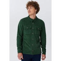 Leela Cotton Herren Cordhemd aus 100% kbA-Baumwolle Jacke - Feiner Nicky Cordstoff Herrenhemd Ferizeithemd