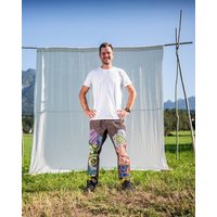 JUAdesign Sommer Hose - BAGGY Herren, bunt, bequem, baggy eben