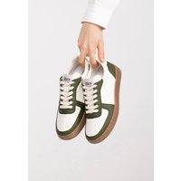 RICE Sneaker Vegan Unisex - OPEN21 Green Ecru