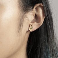 Fyngers Ohrstecker aus chirurgischen Edelstahl hochglanzpoliert - Modell PEACE