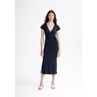 MELA V-Neck Kleid lang Style SHREOSHI