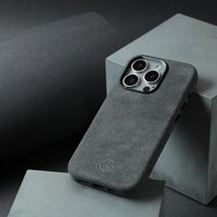 GOOD WILHELM iPhone Pro Hülle JOSEPH aus italienischem Alcantara (vegan)