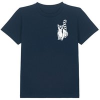 Spangeltangel Kinder-T-Shirt "Lemuren", Biobaumwolle, Affe, Kurzarm