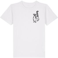 Spangeltangel Kinder-T-Shirt "Lemuren", Biobaumwolle, Affe, Kurzarm
