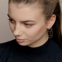 ChristinaPauls Slow jewellery Ohrstecker Tawa, groß in Gold und Silber