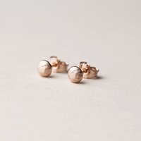 ChristinaPauls Slow jewellery Amia Ohrstecker, rund in Gold oder Rosegold