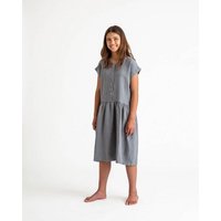 Matona Leinenkleid für Kinder mit kurzen Ärmeln / Simple Dress