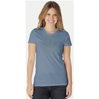 Peaces.bio - handbedruckte Biomode Damen Fit T-Shirt Ankh