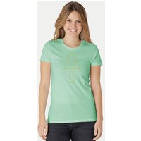 Peaces.bio - handbedruckte Biomode Damen Fit T-Shirt Ankh