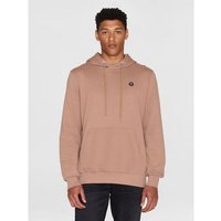KnowledgeCotton Apparel Kapuzenpullover - ARVID basic hood badge sweat - aus Bio-Baumwolle