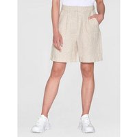 KnowledgeCotton Apparel High-Waist Shorts POSEY aus Bio-Leinen