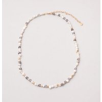 fejn jewelry Kette 'winter pearl' mit Süsswasserperlen und Halbedelsteinen