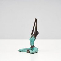 Moogoo Creative Africa Bronze-Skulptur Yoga  Moogoo Creative Africa Bronze-Skulptur Yoga