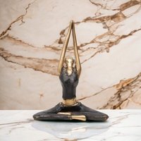 Moogoo Creative Africa Bronze-Skulptur Yoga "Adeline" | by Hamidou | Unikate