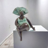 Moogoo Creative Africa Bronze-Skulptur "Bobaraba Yolanda" Unikate by Hamidou | handgemacht
