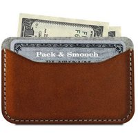 Pack & Smooch Kartenetui, Kartenmäppchen KESWICK 100% Wollfilz (Mulesing-frei), Leder