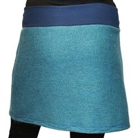 Rock Wollrock kurz Wollwalk bio Unikat mit Stickerei liebewicht