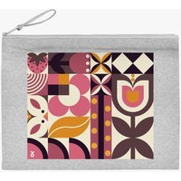 PepMelon Frühling Bauhaus Federtasche kleine Tasche Recycelte Baumwolle und Polyester