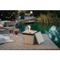 Betonfeuer® Beske-Manufaktur ´Kea´ 13x13x13 Dauerdocht Kerzenwachsrecycling