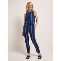 LANIUS Jumpsuit STRIPE aus TENCEL und Bio-Leinen