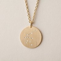 ChristinaPauls Slow jewellery Sternzeichen Anhänger Wassermann in Silber, Gold, Rosegold und Schwarz