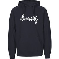 HANDGEDRUCKT "diversity" Männer Hoody Neutral