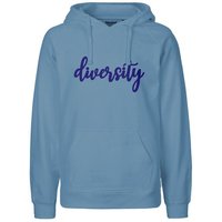 HANDGEDRUCKT "diversity" Männer Hoody Neutral