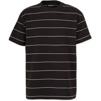 Honesty Rules Oversize French Terry Striped T-Shirt