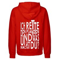 HANDGEDRUCKT "Weltretten" Männer Hoody Neutral