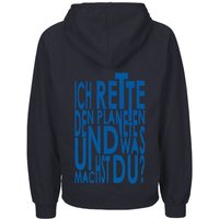 HANDGEDRUCKT "Weltretten" Männer Hoody Neutral