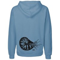 HANDGEDRUCKT "Nautilus" Männer Zip Hoody Neutral