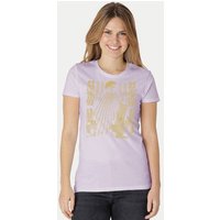 Peaces.bio - handbedruckte Biomode Damen Fit T-Shirt Sonnenscheibe Aton