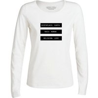 Human Family Damen Longsleeve - "Have Fun - Human" aus Bio-Baumwolle