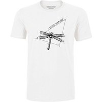 Human Family Roundneck T-Shirt - Join "Love Nature" aus Bio-Baumwolle