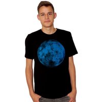HANDGEDRUCKT RESTPOSTEN "Supermond" Männer T-Shirt Earth Positive