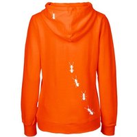HANDGEDRUCKT "Ameisen" Frauen Zip Hoody Neutral