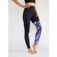 Arctic Flamingo Blickdichte Yoga Leggings, High Waist Damen Yoga Hose aus 78% ECONYL® regeneriertem Nylon