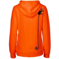 HANDGEDRUCKT "Teeny Weeny Goblin" Frauen Zip Hoody Neutral