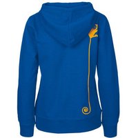 HANDGEDRUCKT "Teeny Weeny Goblin" Frauen Zip Hoody Neutral