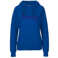 HANDGEDRUCKT "diversity" Frauen Hoody Neutral