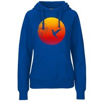 HANDGEDRUCKT "Kolibri" Frauen Hoody Neutral