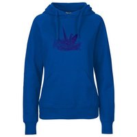 HANDGEDRUCKT "Origami-Kranich" Frauen Hoody Neutral